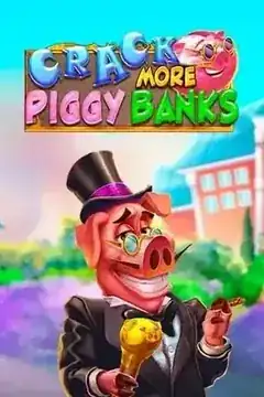 Jaquette de la machine à sous Crack More Piggy Banks